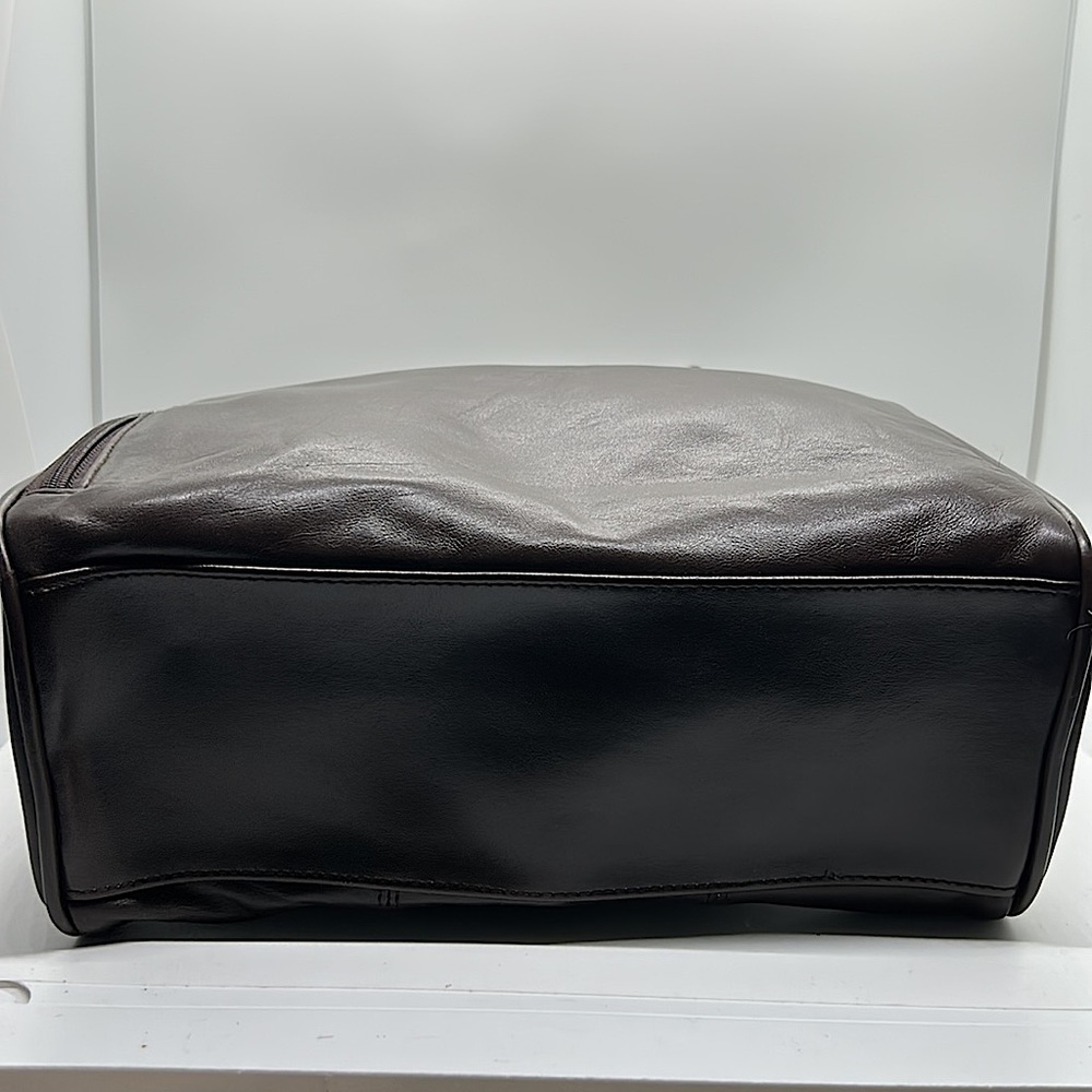 Vittoria Buttery Soft Dark Brown Leather Shoulder Bag Handbag Purse 🌺🌺 - Picture 4 of 6